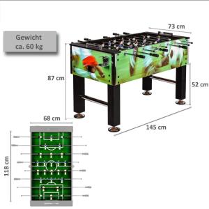 BABYFOOT PRO modèle design Winner SOCCER, 60 kg