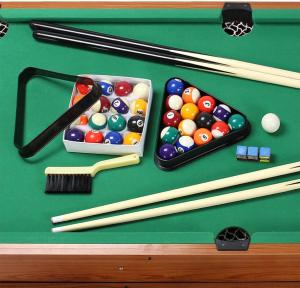 TABLE de jeux 3 en 1, pivotante, Hockey, Baby-foot et Billard 