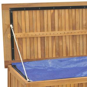 COFFRE de rangement, 150 cm en bois de teck massif