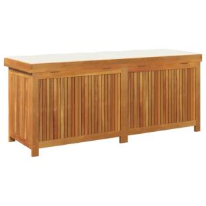 COFFRE / BANC de rangement en bois exotique, 150 cm