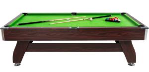 BILLARD PRO 8 Ft, 245 cm, Bois marron, tapis vert