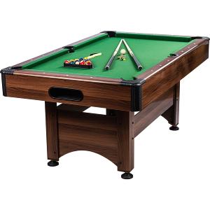 BILLARD type PRO 6 Ft, marron, 3 coloris de tapis