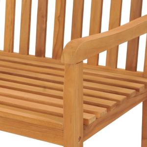 Banc de jardin 180 cm, teck massif